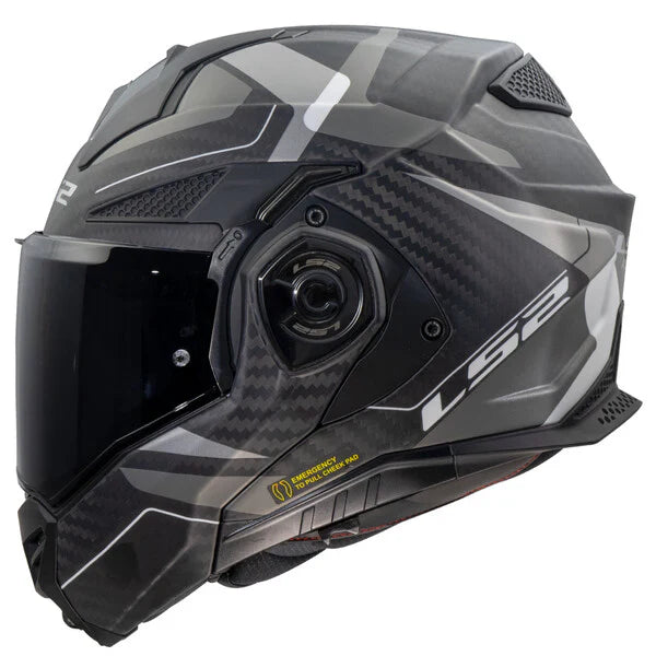 LS2 FF901 ADVANT X CARBON HORIZON SILVER GREY