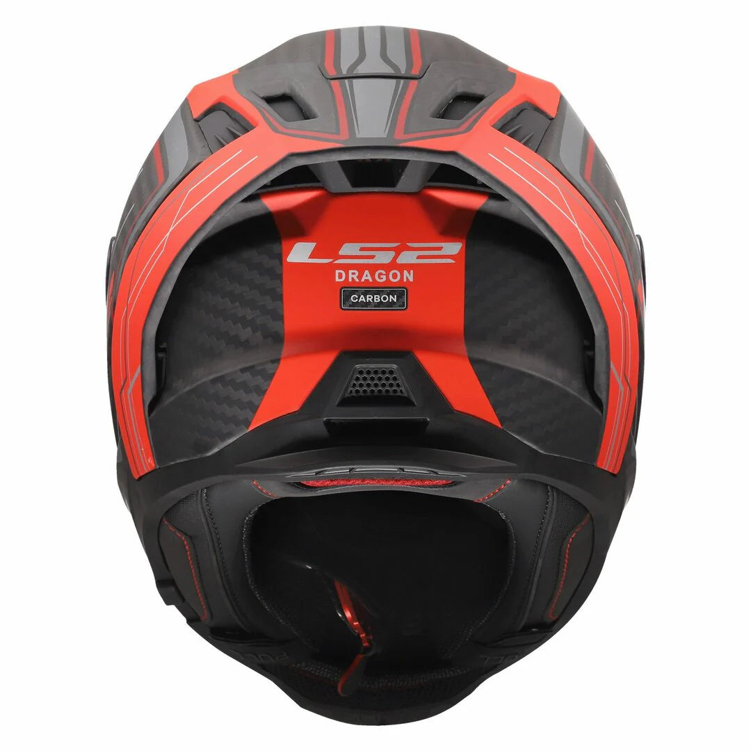 LS2 FF807 DRAGON SUBIC MATT RED BLACK CARBON