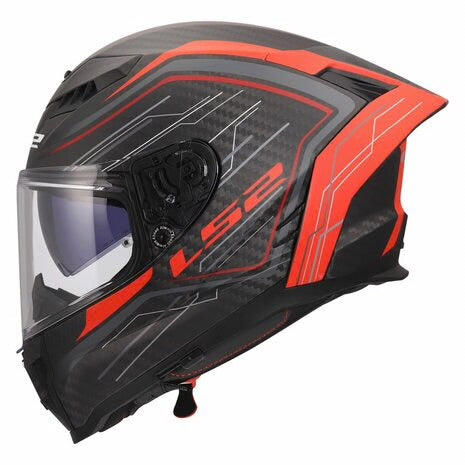 LS2 FF807 DRAGON SUBIC MATT RED BLACK CARBON