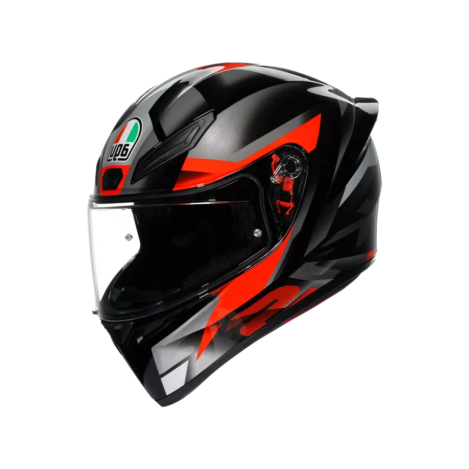 AGV K1 S FASTLAP BLACK/GREY/RED DOT(E2206)