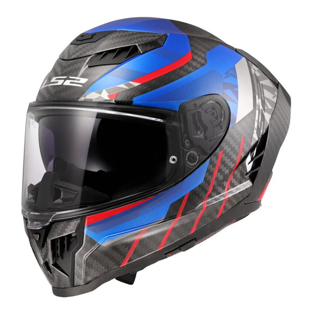 LS2 FF807 DRAGON CARBON TRAX GLOSS