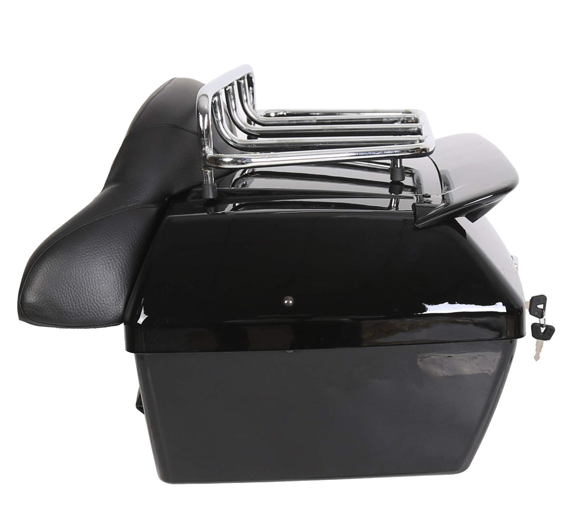 Topbox with backrest for harley & supermeteor 650