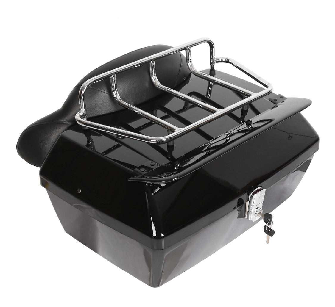 Topbox with backrest for harley & supermeteor 650