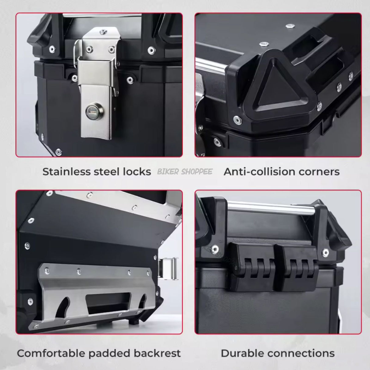 PANNIER SIDE BOX 38L SET OF 2 (BLACK)