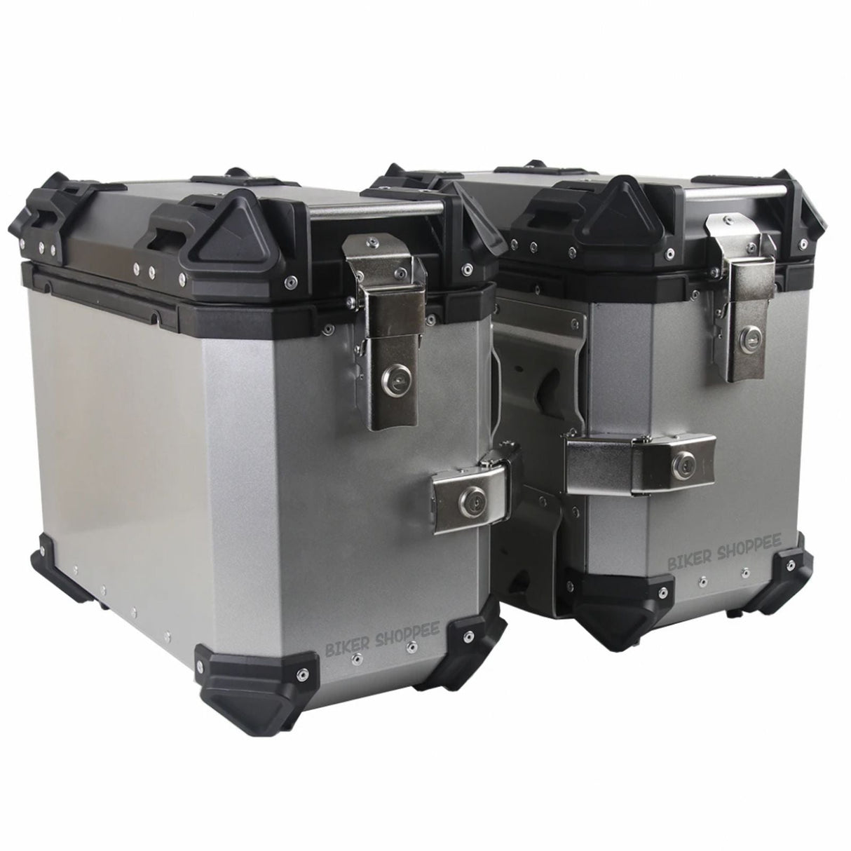 PANNIER SIDE BOX 38L SET OF 2 (SILVER)