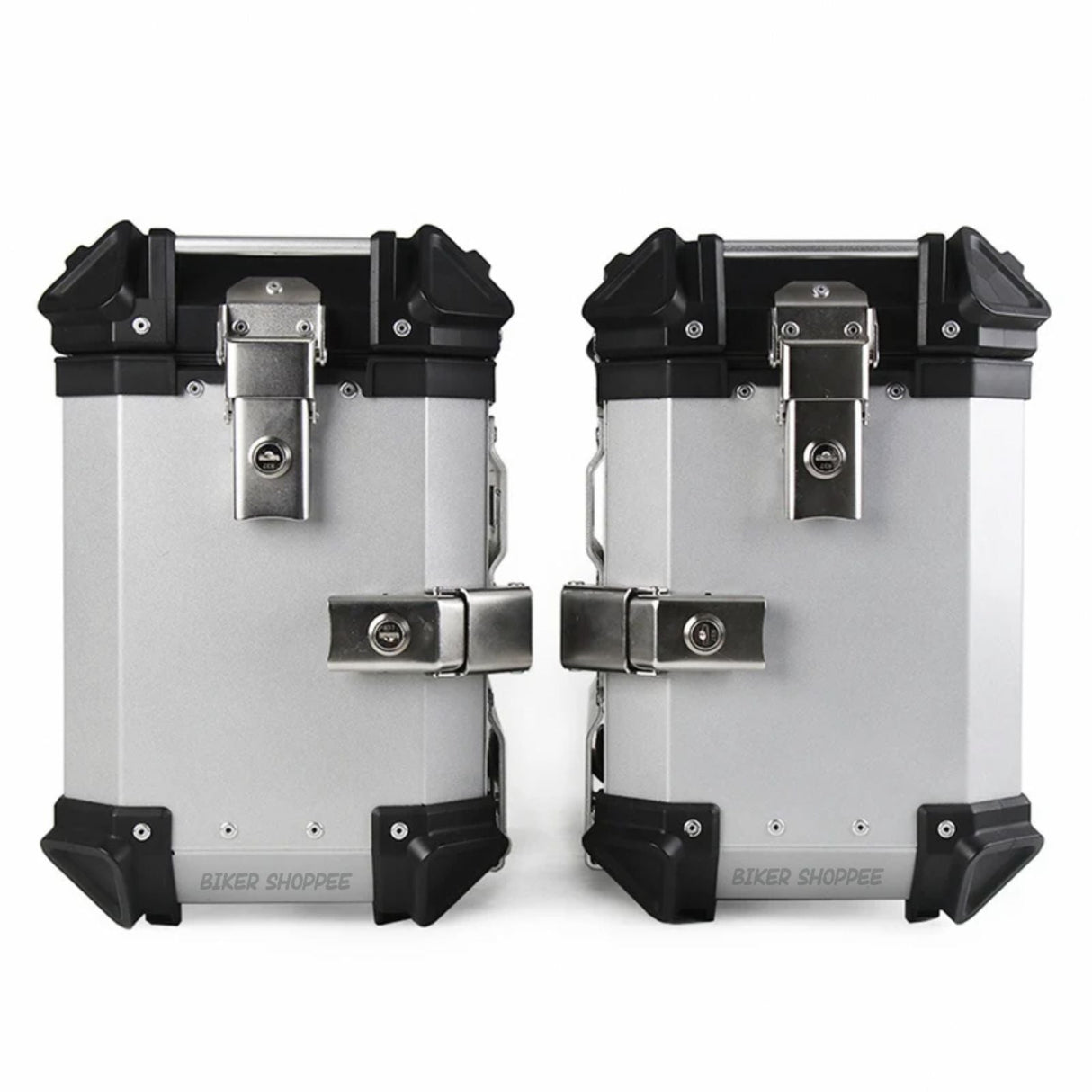 PANNIER SIDE BOX 38L SET OF 2 (SILVER)
