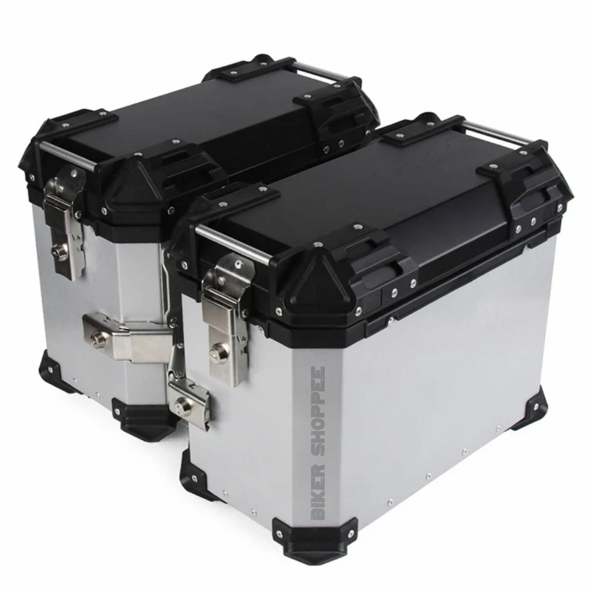 PANNIER SIDE BOX 38L SET OF 2 (SILVER)