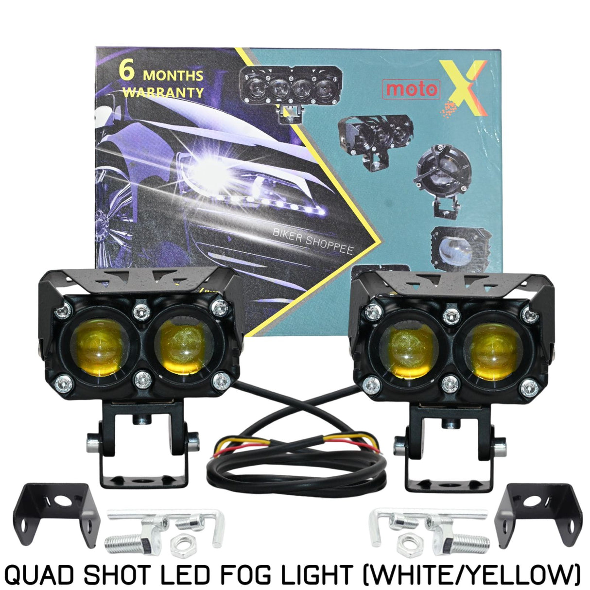 QUAD SHOT LED FOG LIGHT PAIR