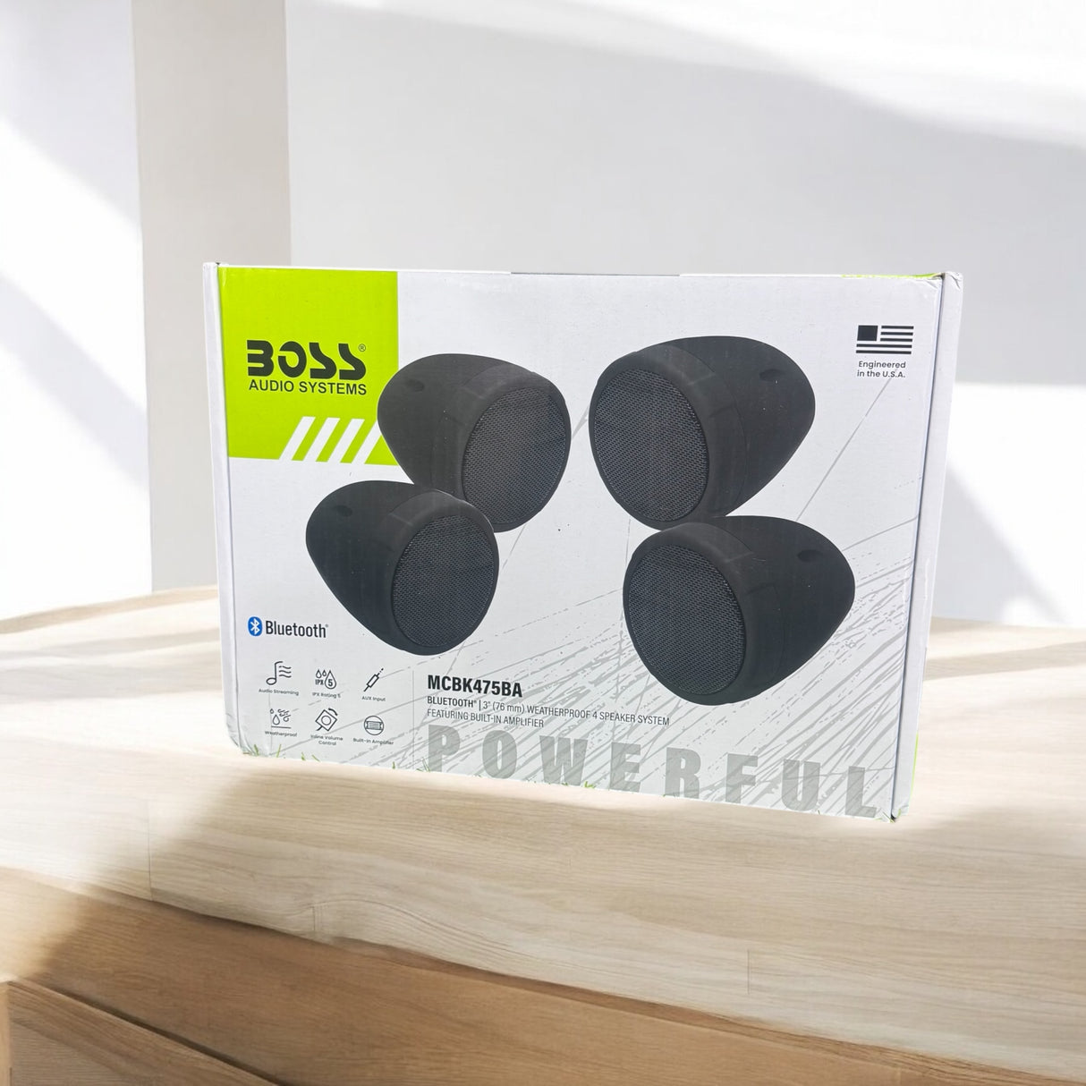 BOSS AUDIO SPEAKERS FOR BIKERS MCBK475BA