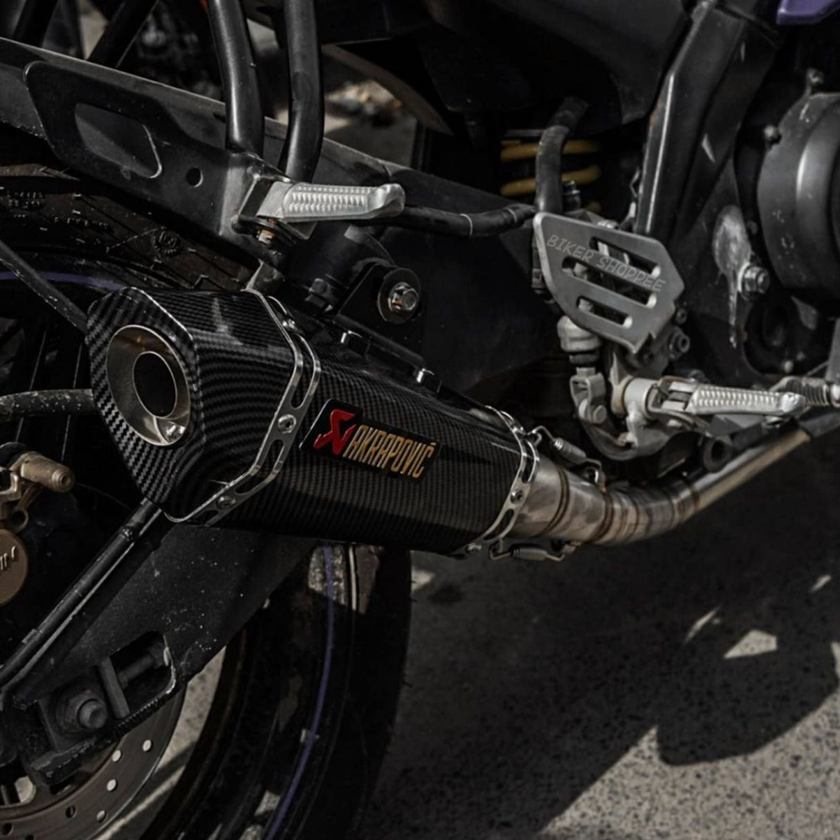 AKRAPOVIC REPLICA EXHAUST > SILVER