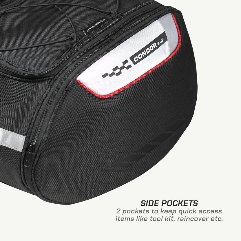 Condor 2UP 64L Waterproof Motorcycle Saddlebags
