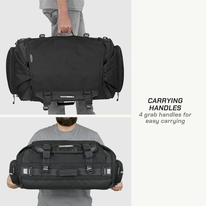 VIATERRA RTW SERIES - HAMMERHEAD 75 UNIVERSAL MOTORCYCLE TAILBAG