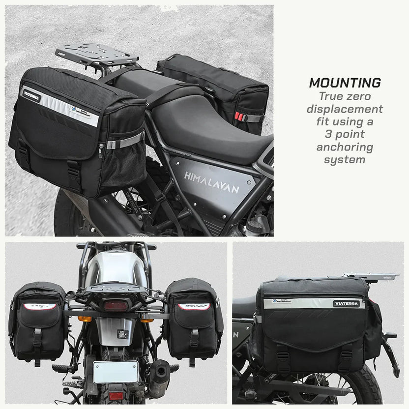 LEH Mini 100% Waterproof Motorcycle Saddlebags