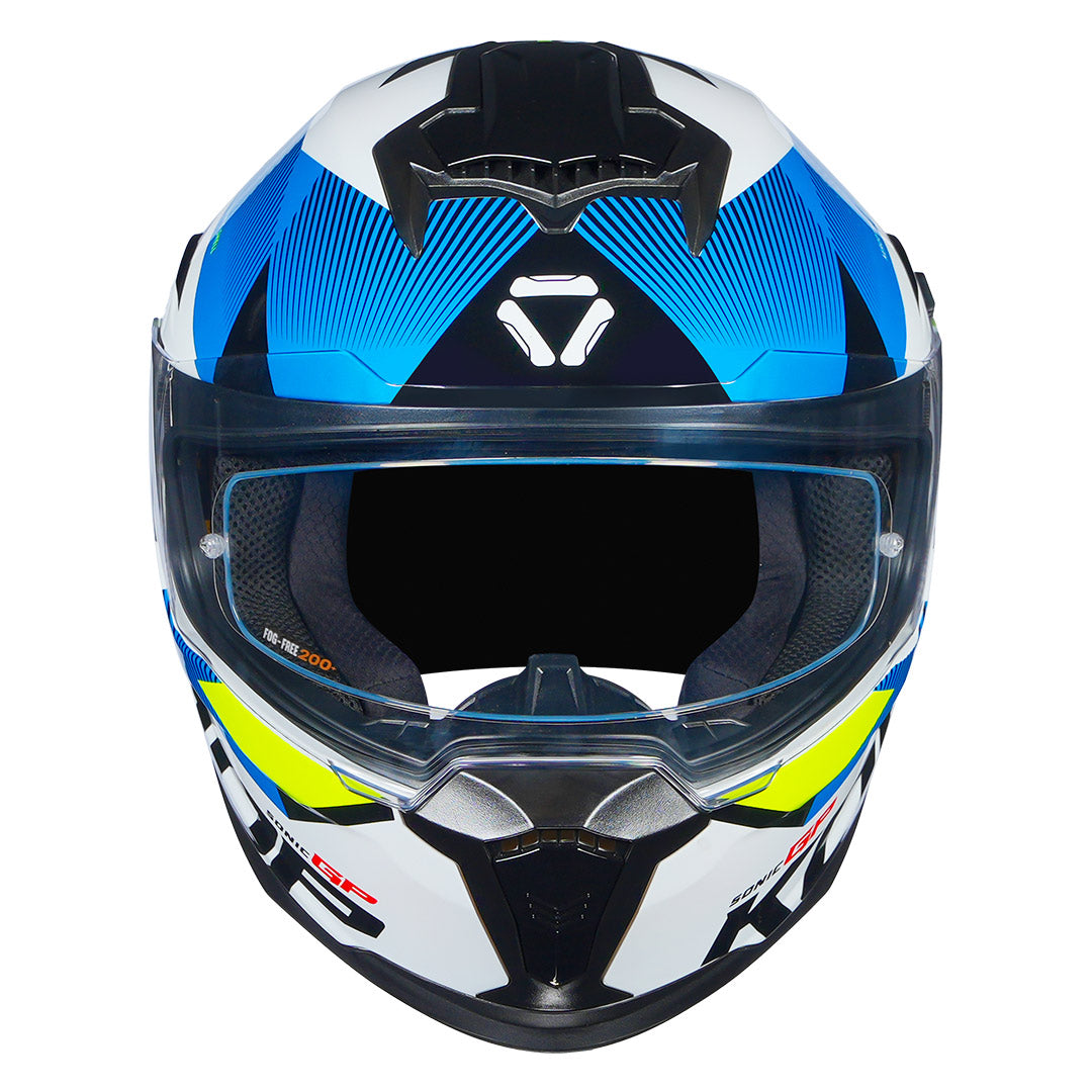 KORDA SONIC GP BRAVE WHITE BLUE FL YELLOW
