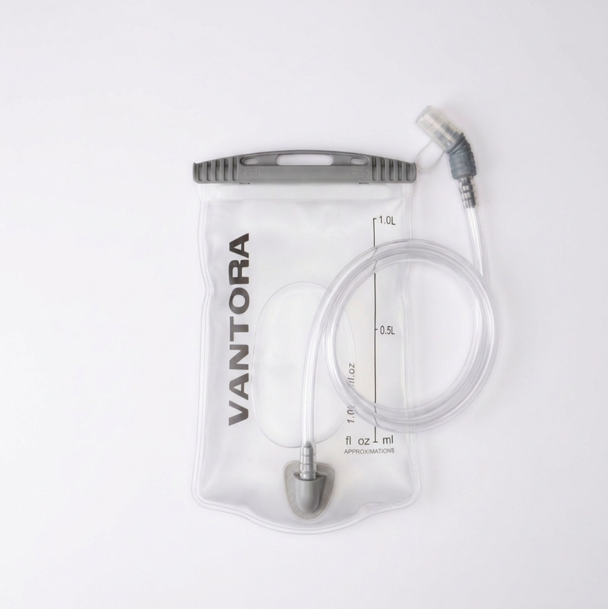 Vantora 1L Hydration Bladder - Premium Leak-Proof Water Reservoir for Backpacks | 100% BPA-Free TPU | Wide-Mouth Slide Seal & High-Flow Bite Valve | For Hiking, Riding, and Travel
