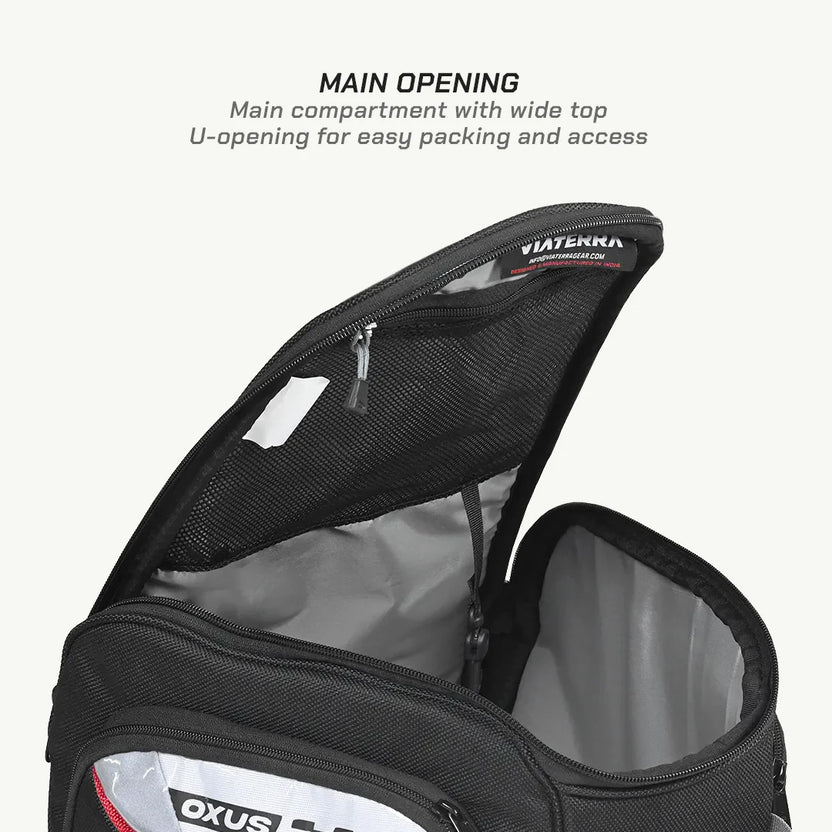 OXUS MAGNETIC MOTORCYCLE TANK BAG (MAGNET BASED)