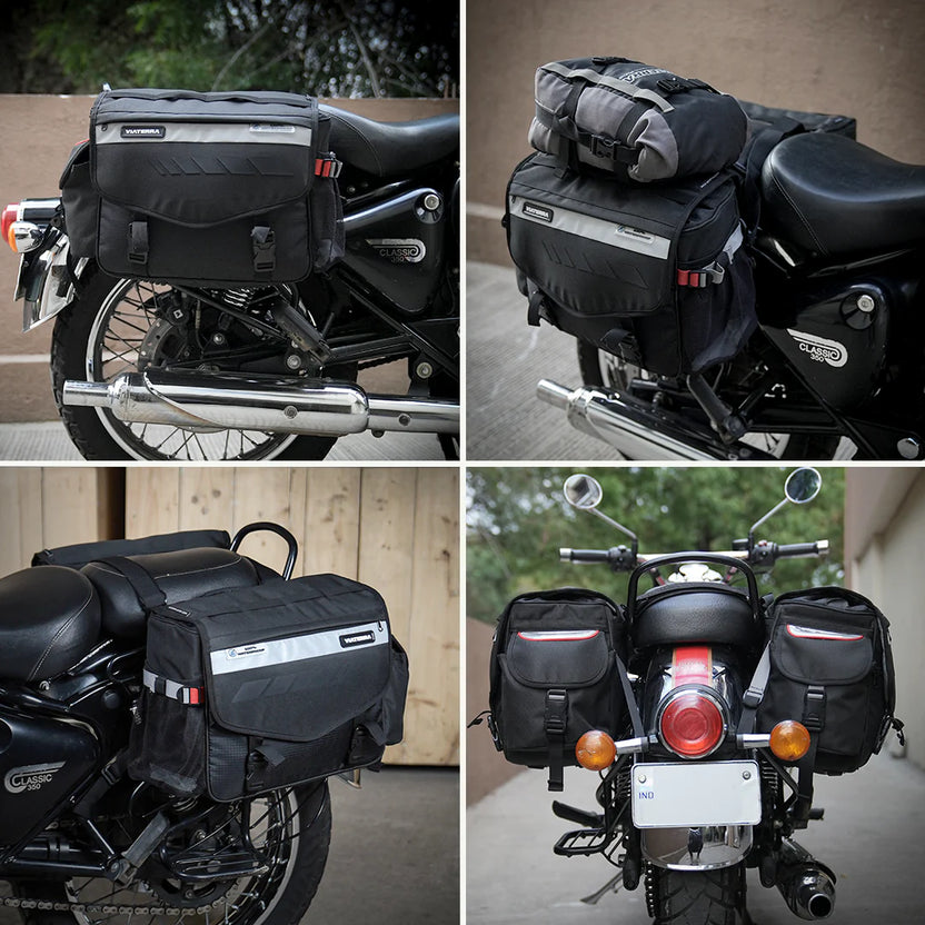 LEH Mini 100% Waterproof Motorcycle Saddlebags