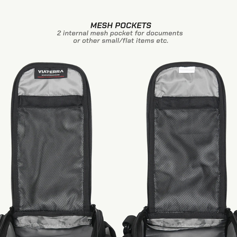 Condor Solo Waterproof Motorcycle Saddlebags by ViaTerra
