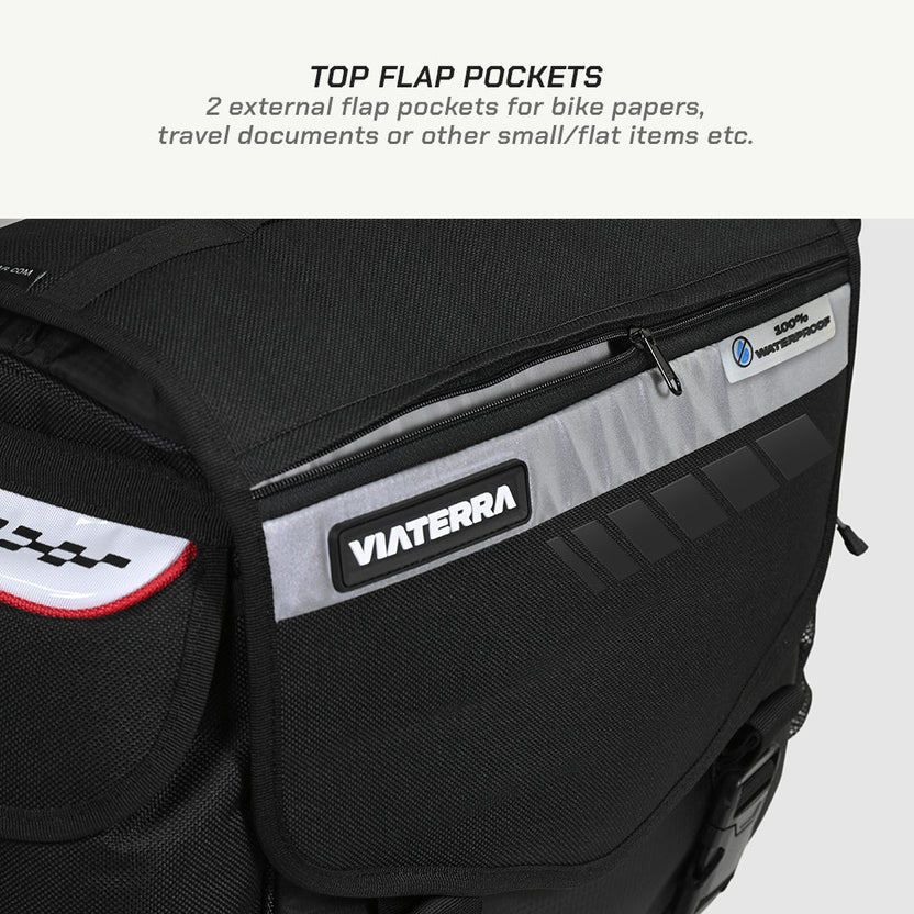 LEH 70L 100% Waterproof Motorcycle Saddlebags