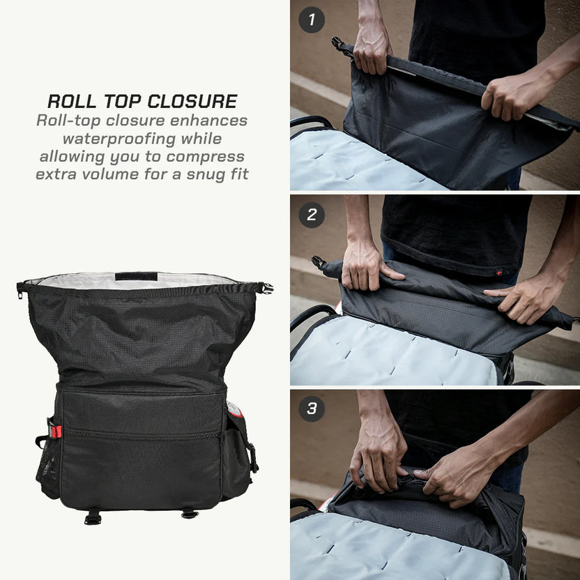 LEH Mini 100% Waterproof Motorcycle Saddlebags