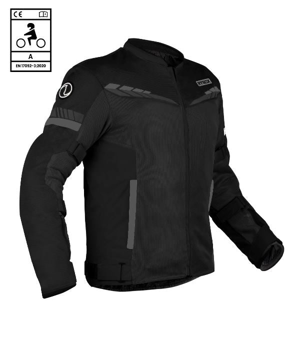 Rynox-Air Gt 4 Jacket CE-Certified Class A (Black/Grey)