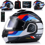 LS2 FF906 ADVANT SPORT GLOSSY BLACK BLUE RED