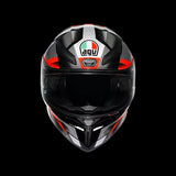 AGV K1 S FASTLAP BLACK/GREY/RED DOT(E2206)