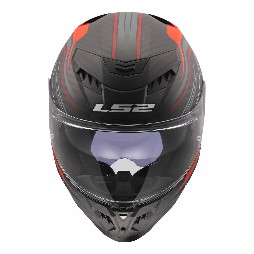 LS2 FF807 DRAGON SUBIC MATT RED BLACK CARBON