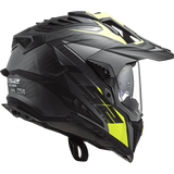 LS2 MX701 CARBON EXPLORER FOCUS M. TITANIUM H-V YELLOW