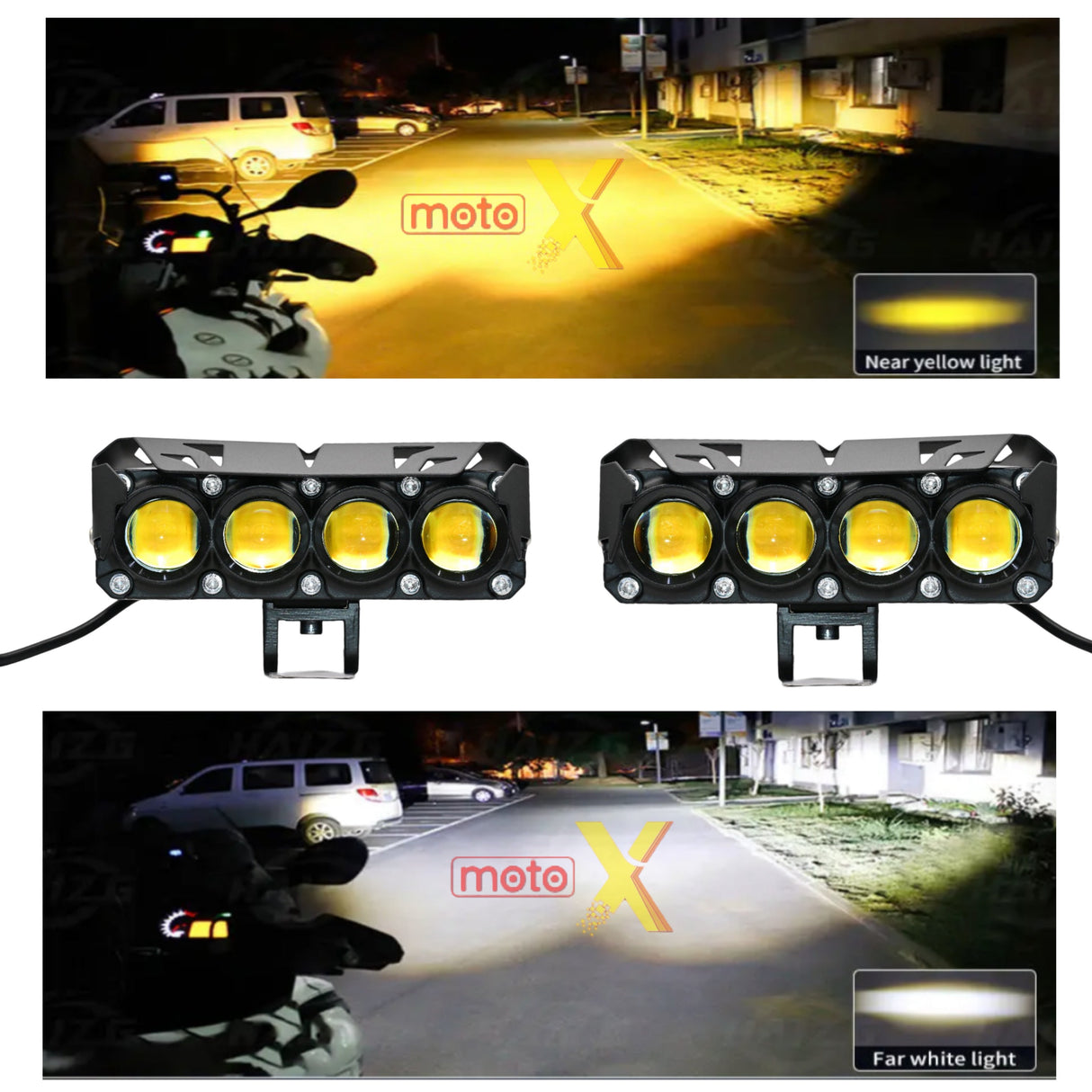 FOUR SHOT LED FOG LIGHT PAIR