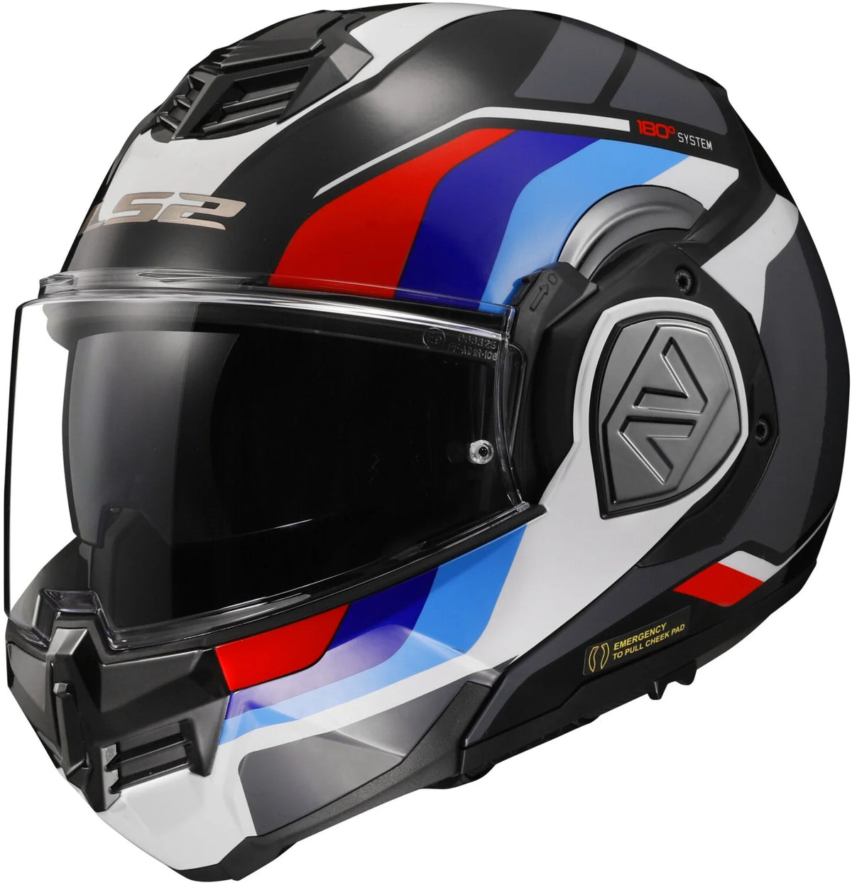 LS2 FF906 ADVANT SPORT GLOSSY BLACK BLUE RED