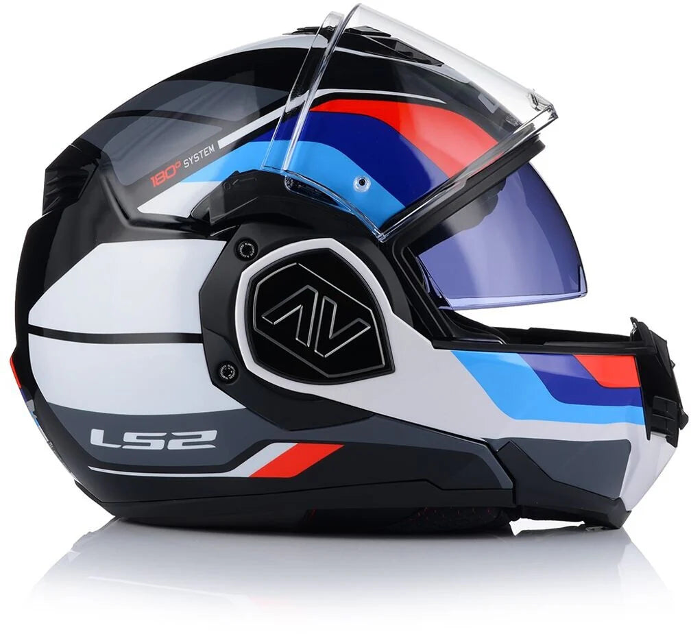 LS2 FF906 ADVANT SPORT GLOSSY BLACK BLUE RED