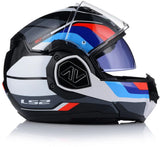 LS2 FF906 ADVANT SPORT GLOSSY BLACK BLUE RED