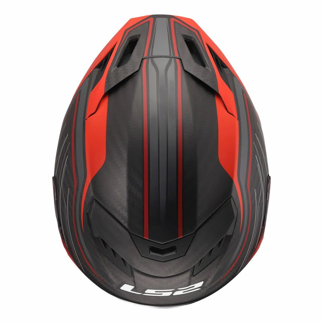 LS2 FF807 DRAGON SUBIC MATT RED BLACK CARBON