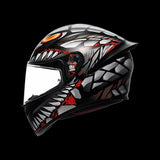 AGV K1 S LYZARD MATT BLACK/GREY/RED DOT(E2206)
