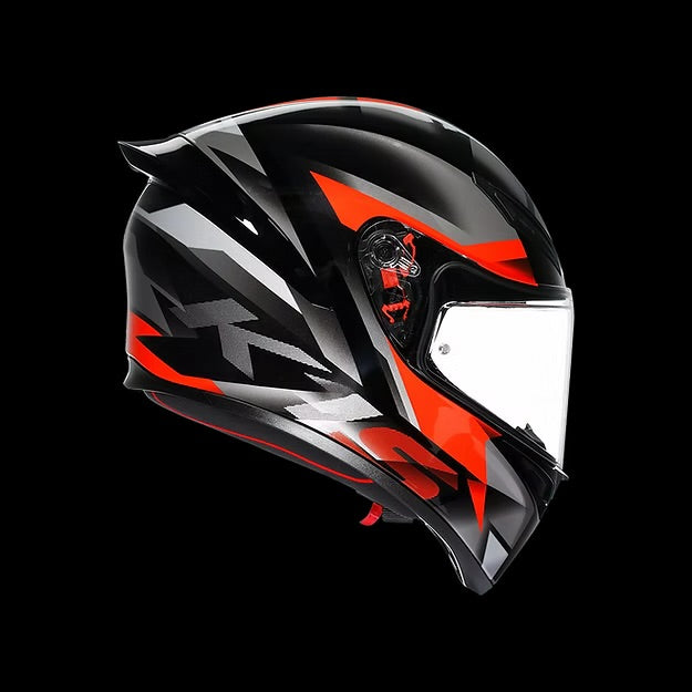 AGV K1 S FASTLAP BLACK/GREY/RED DOT(E2206)