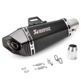 AKRAPOVIC CARBON TIP EXHAUST BLACK