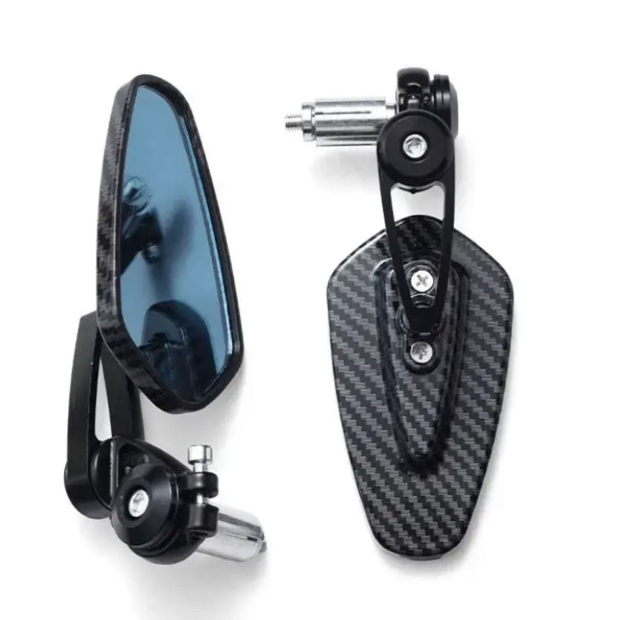 GT CNC CARBON DIAMOND REAR VIEW MIRROR FOR MOTORCYCLE