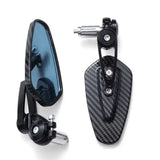 GT CNC CARBON DIAMOND REAR VIEW MIRROR FOR MOTORCYCLE