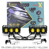 TRI STAR LED FOG LIGHT PAIR