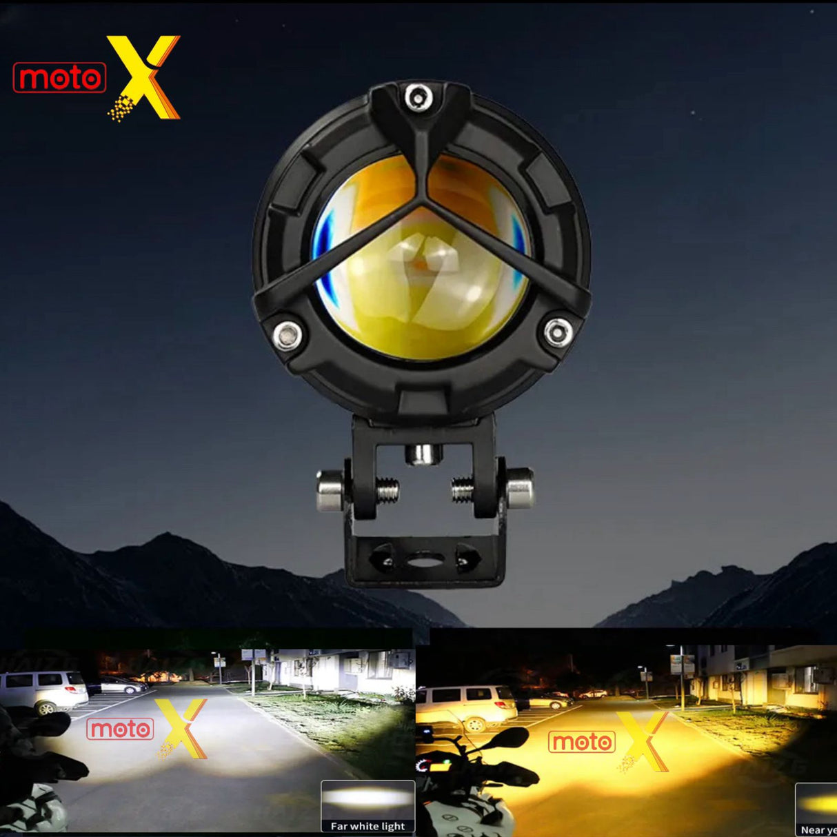 Y MONO LENS LED FOG LIGHT PAIR