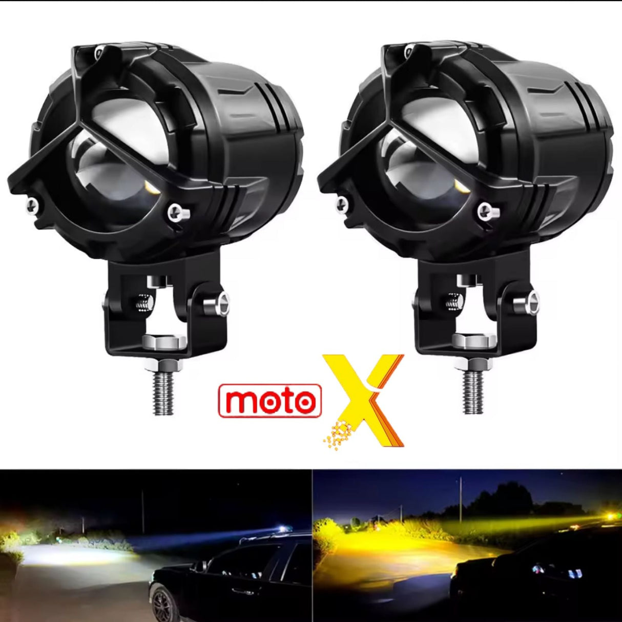 Y MONO LENS LED FOG LIGHT PAIR