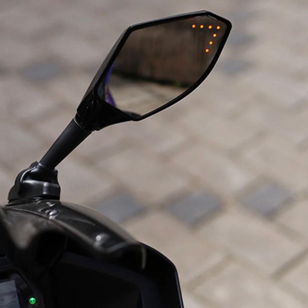 2 SIDE INDICATOR REAR VIEW MIRROR