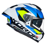 KORDA SONIC GP BRAVE WHITE BLUE FL YELLOW