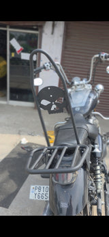 Skull sissy bar for supermeteor 650