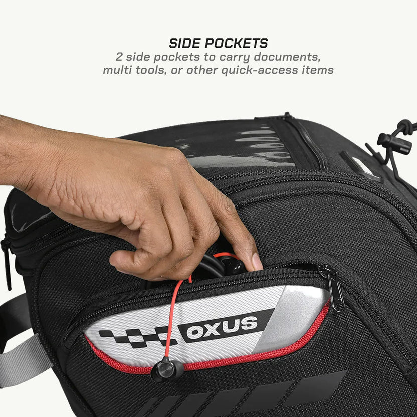 OXUS MAGNETIC MOTORCYCLE TANK BAG (MAGNET BASED)