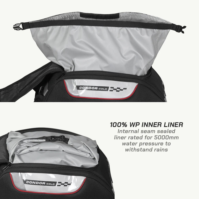 Condor Solo Waterproof Motorcycle Saddlebags by ViaTerra