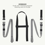 OXUS MAGNETIC MOTORCYCLE TANK BAG (MAGNET BASED)