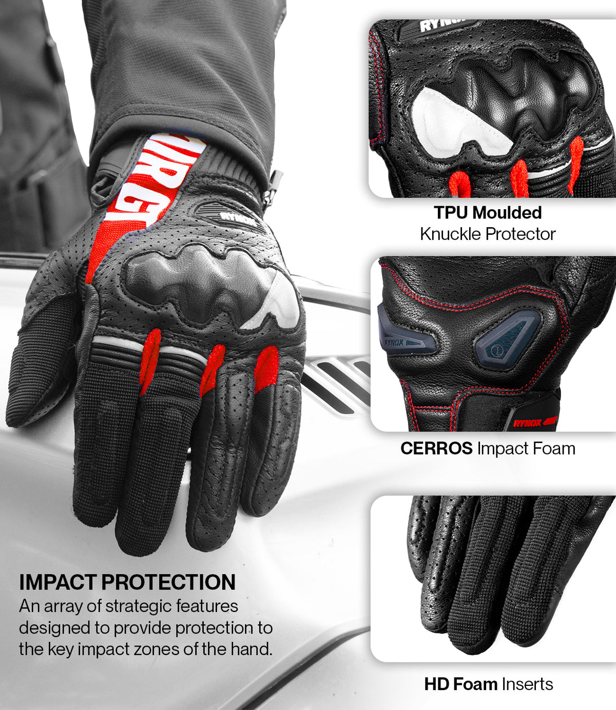 Rynox air gt 2 gloves