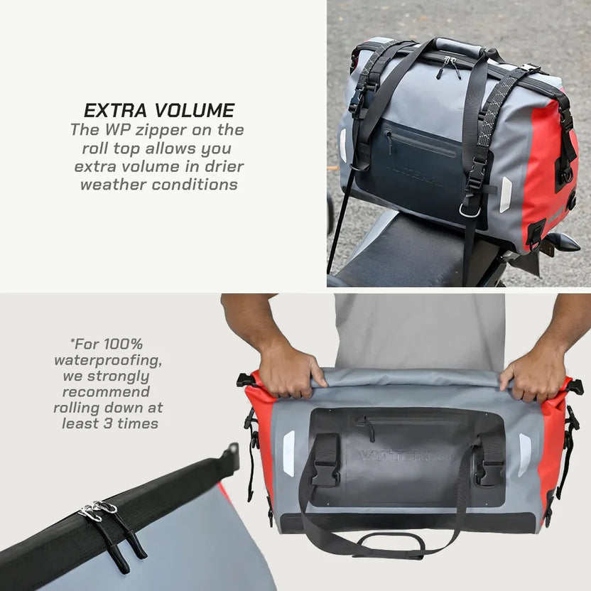 ViaTerra DryBag 55L - 100% Waterproof Motorcycle Tailbag (Universal)